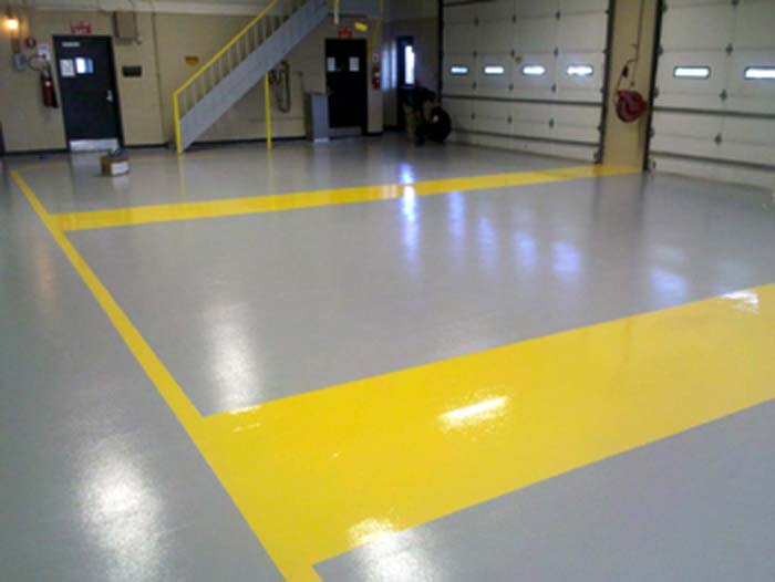 Industrial flooring coating service